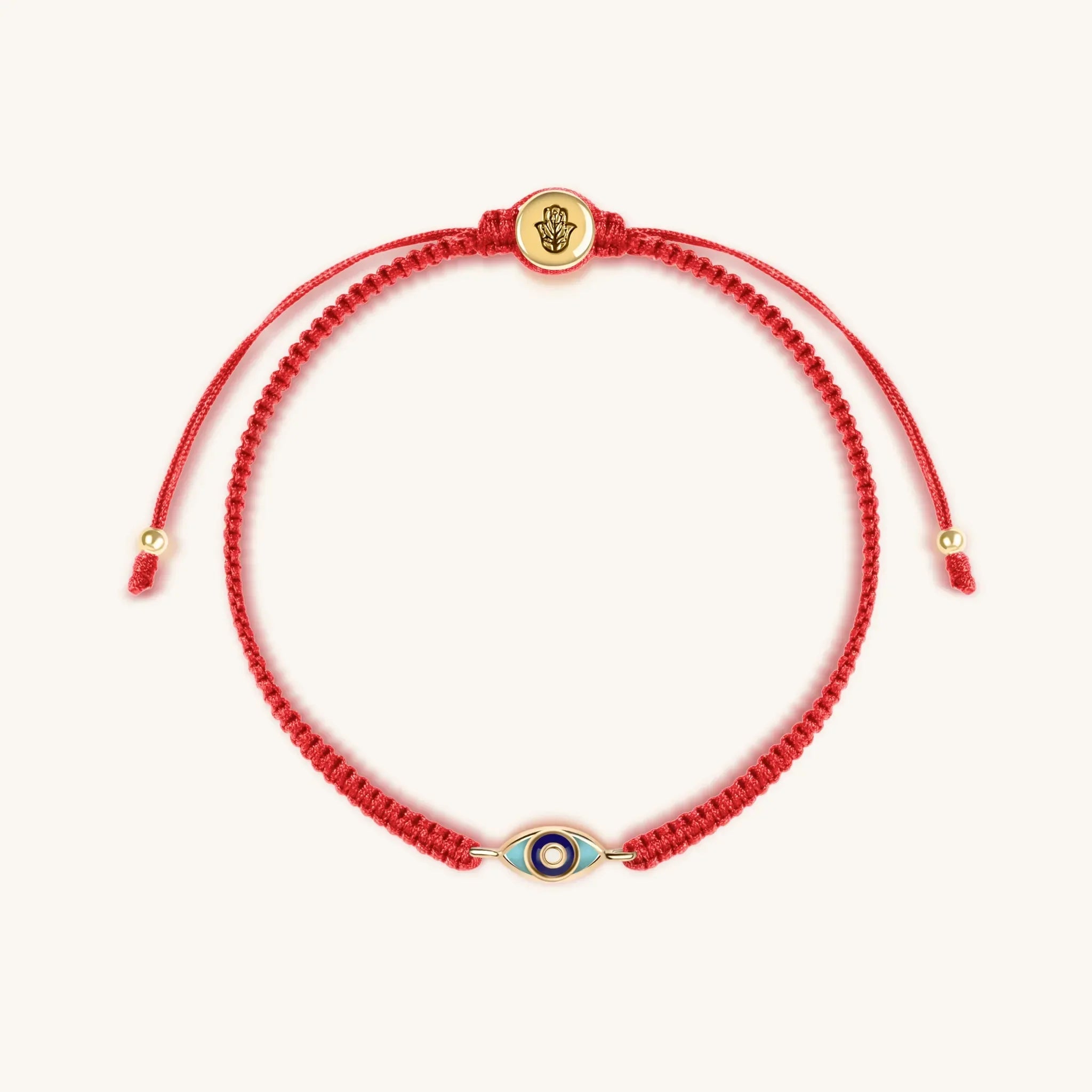 Karma and Luck Spiritual Essence Red String Evil Eye Charm Bracelet - $69.00 at West Path 