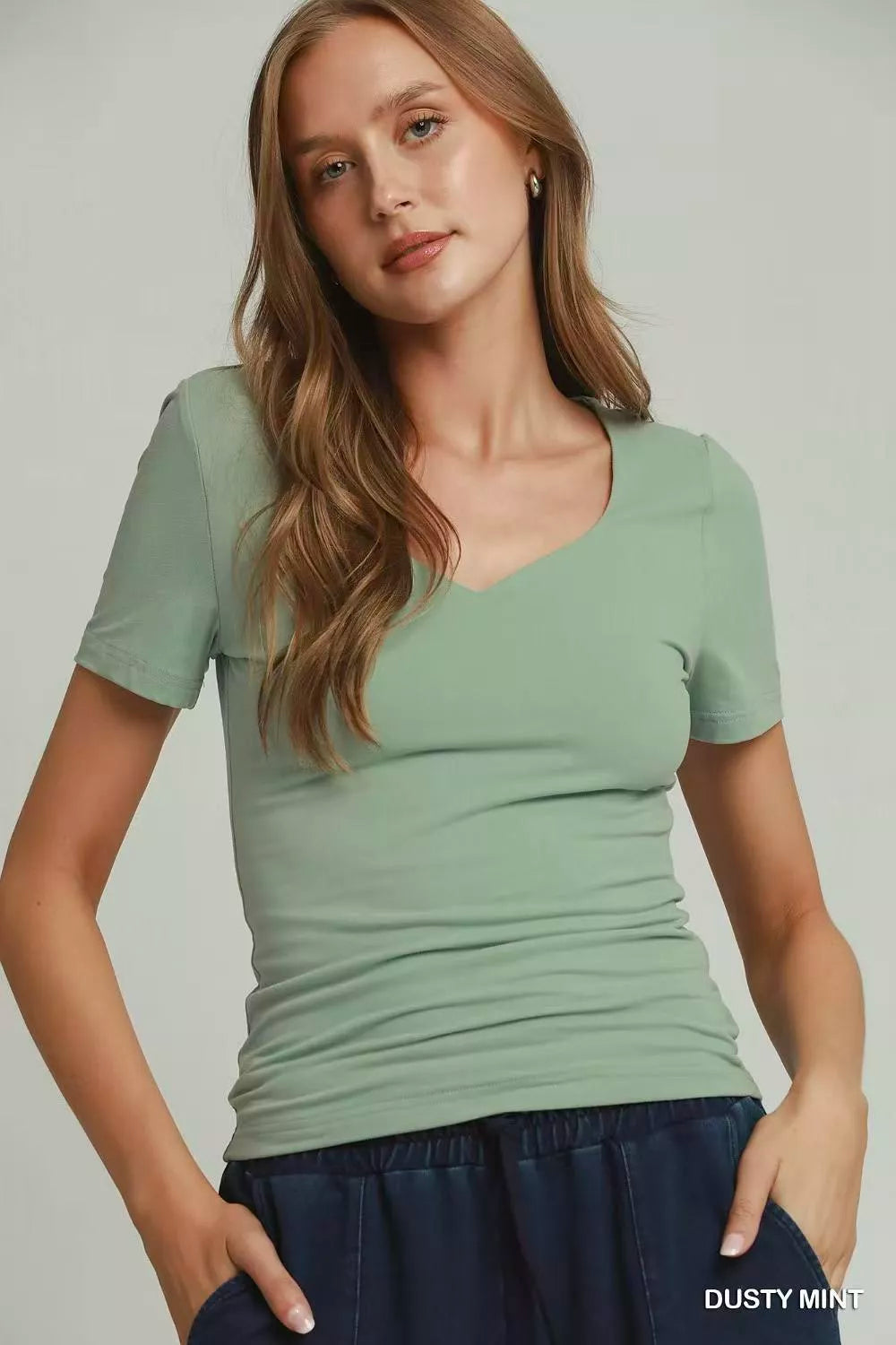 MPL Umgee Sweetheart Neckline Front Double-Lined Top - $33.00 at West Path 