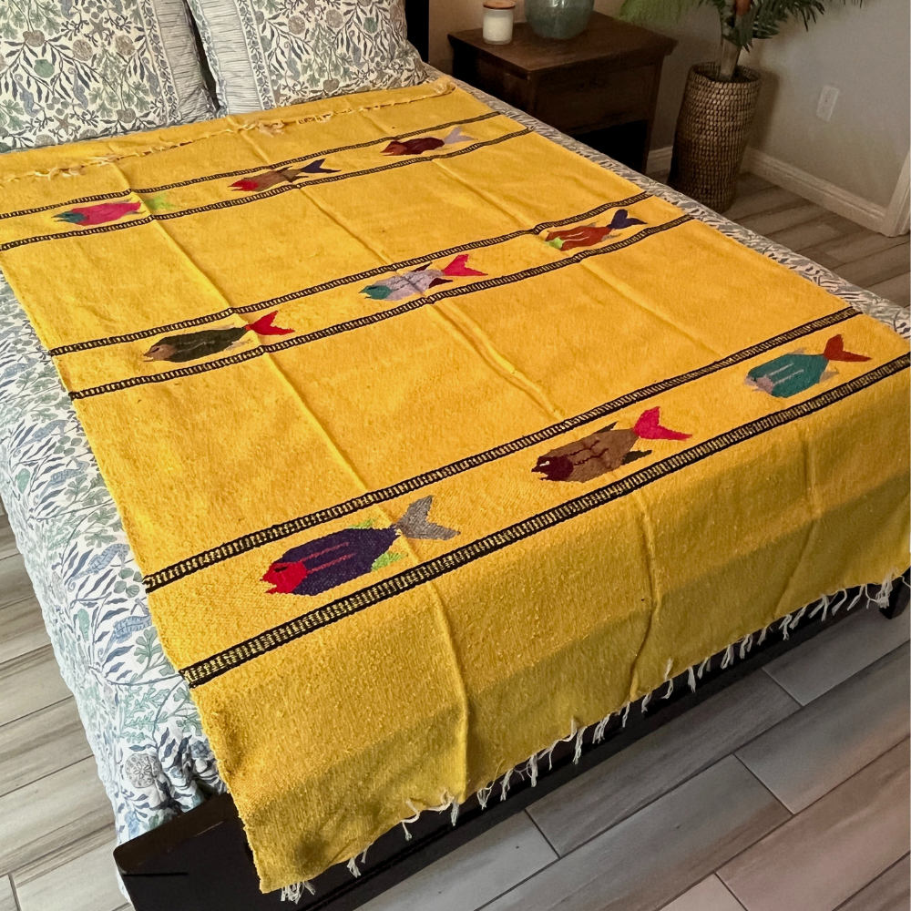 West Path Yellow Baja Fish Blanket - $45.00 at West Path 