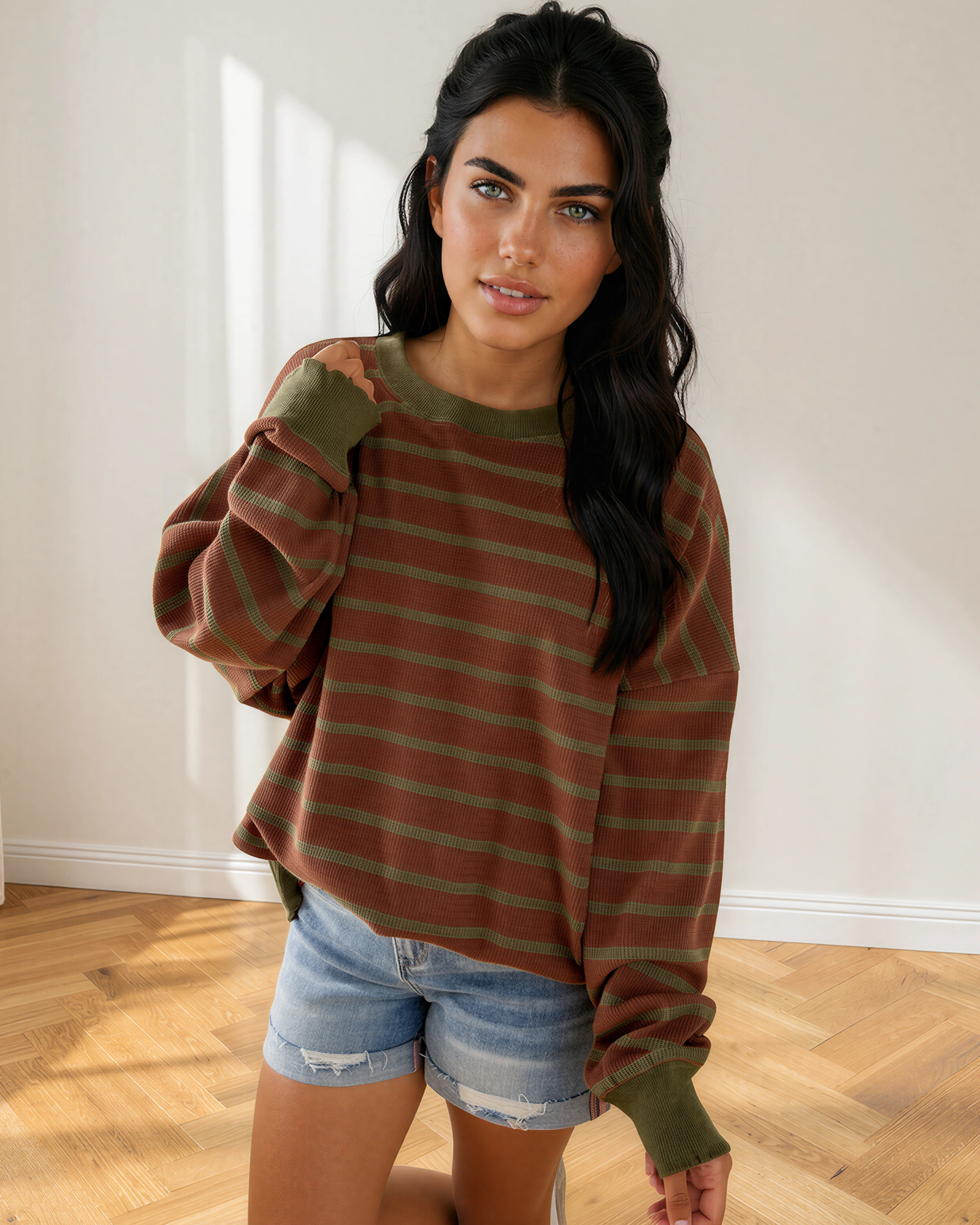Indie & Co. Zya Drop Shoulder Loose Sweater - $48.00 at West Path 
