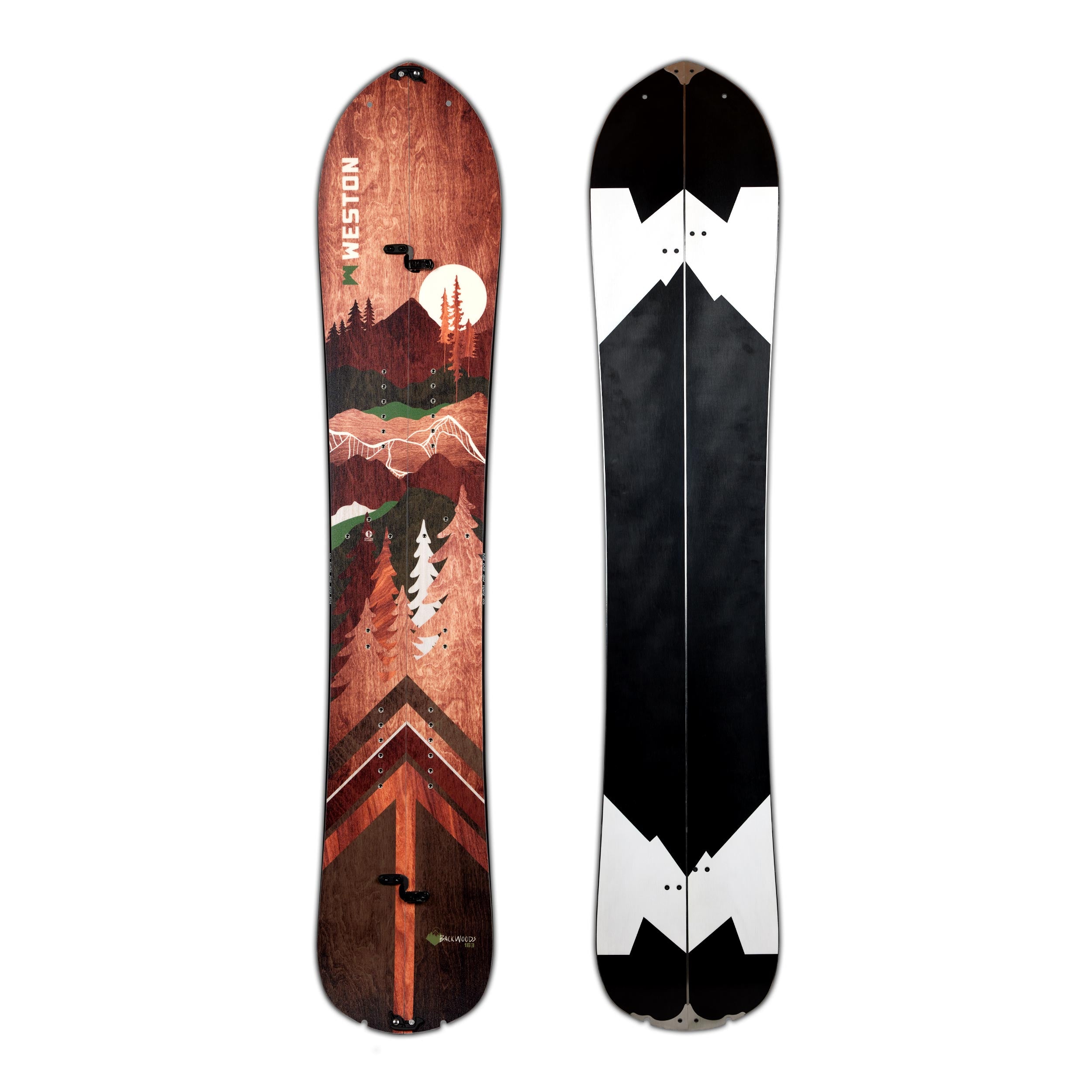 Weston #288 25/26 Backwoods Splitboard 160 w/skin #3 Demo Poor Condition - $629.50 at Weston
