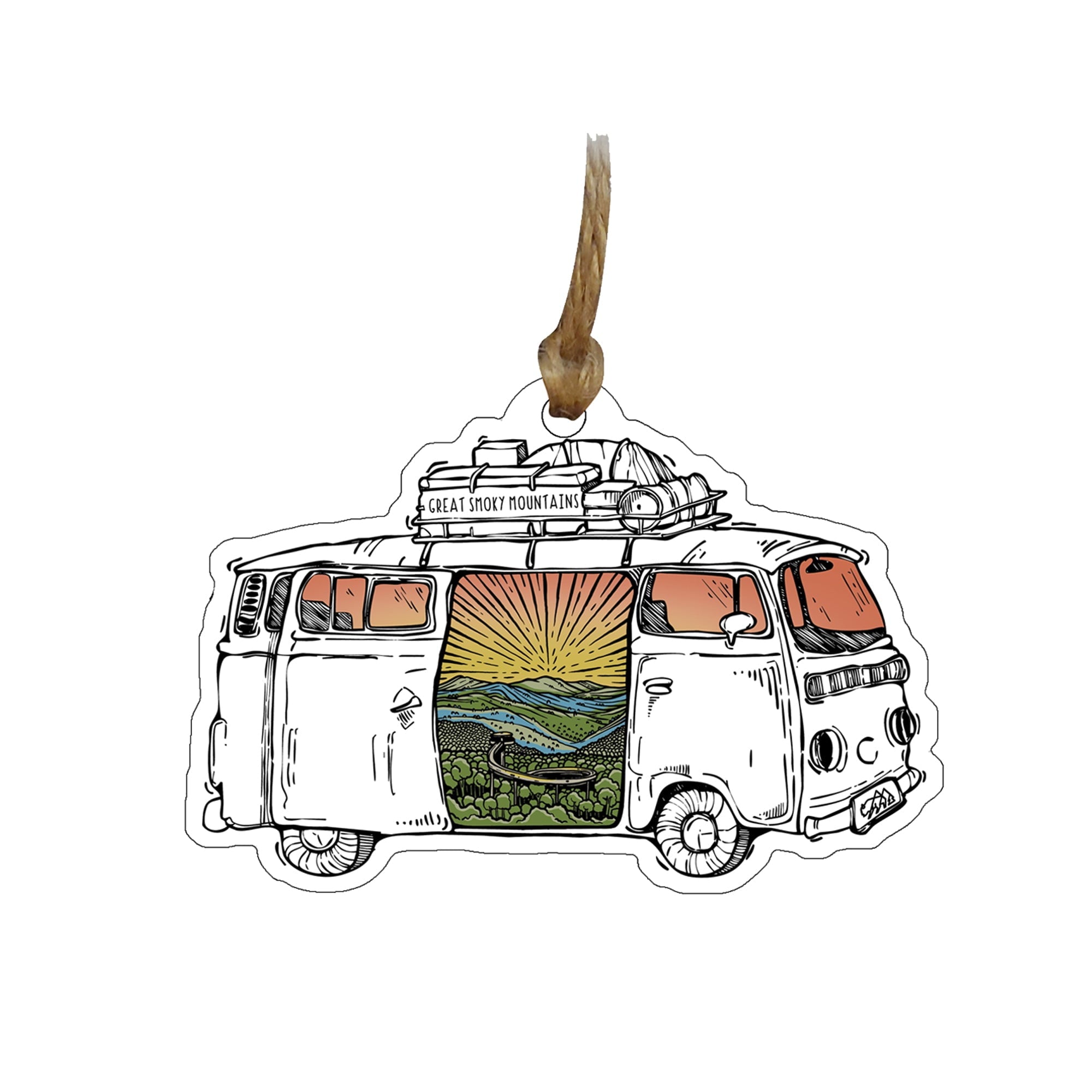 wildtribute Great Smoky Mountain Road Trip Acrylic Ornament - $19.95 at Wild Tribute