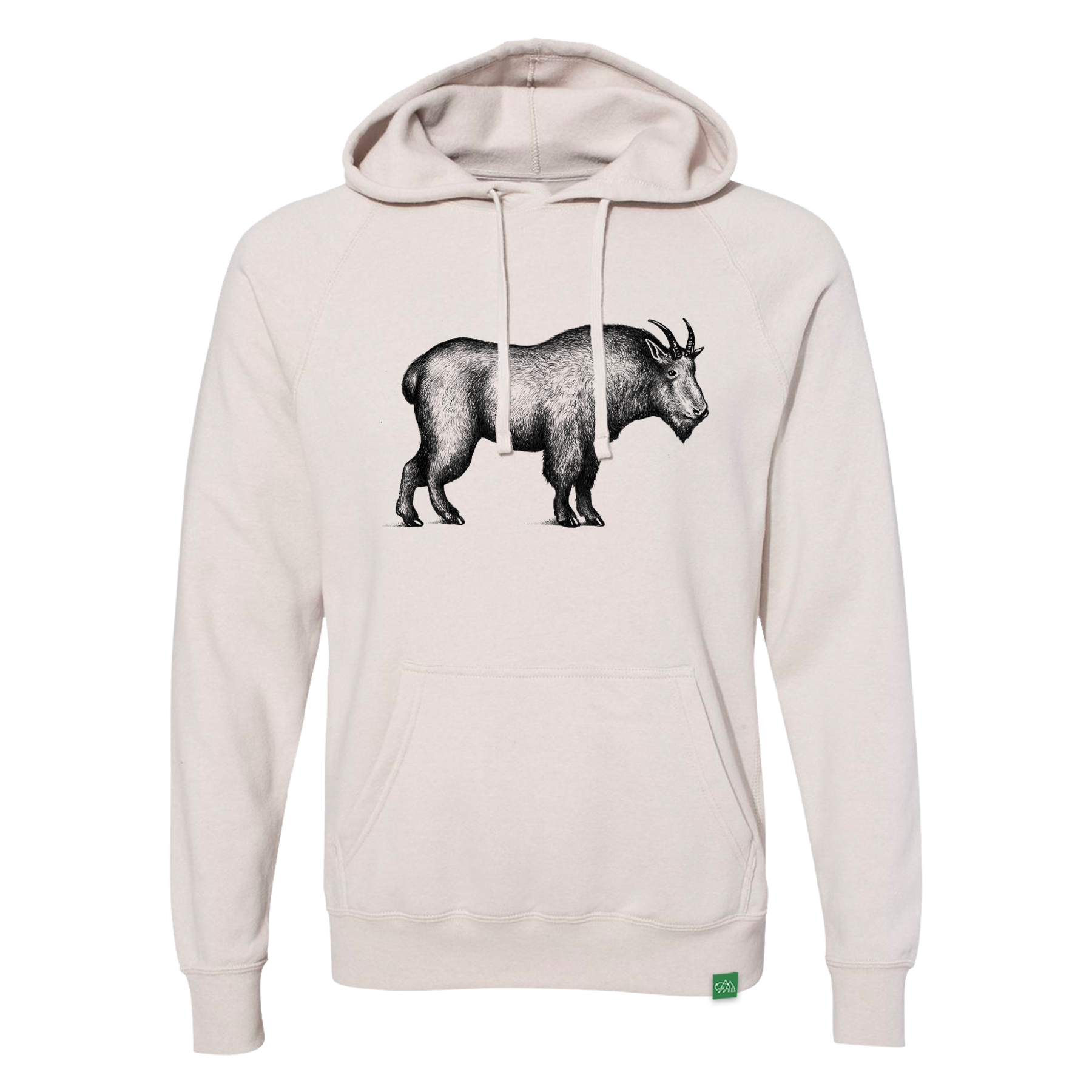 wildtribute Mountain Goat Sketch Hoodie - $69.95 at Wild Tribute