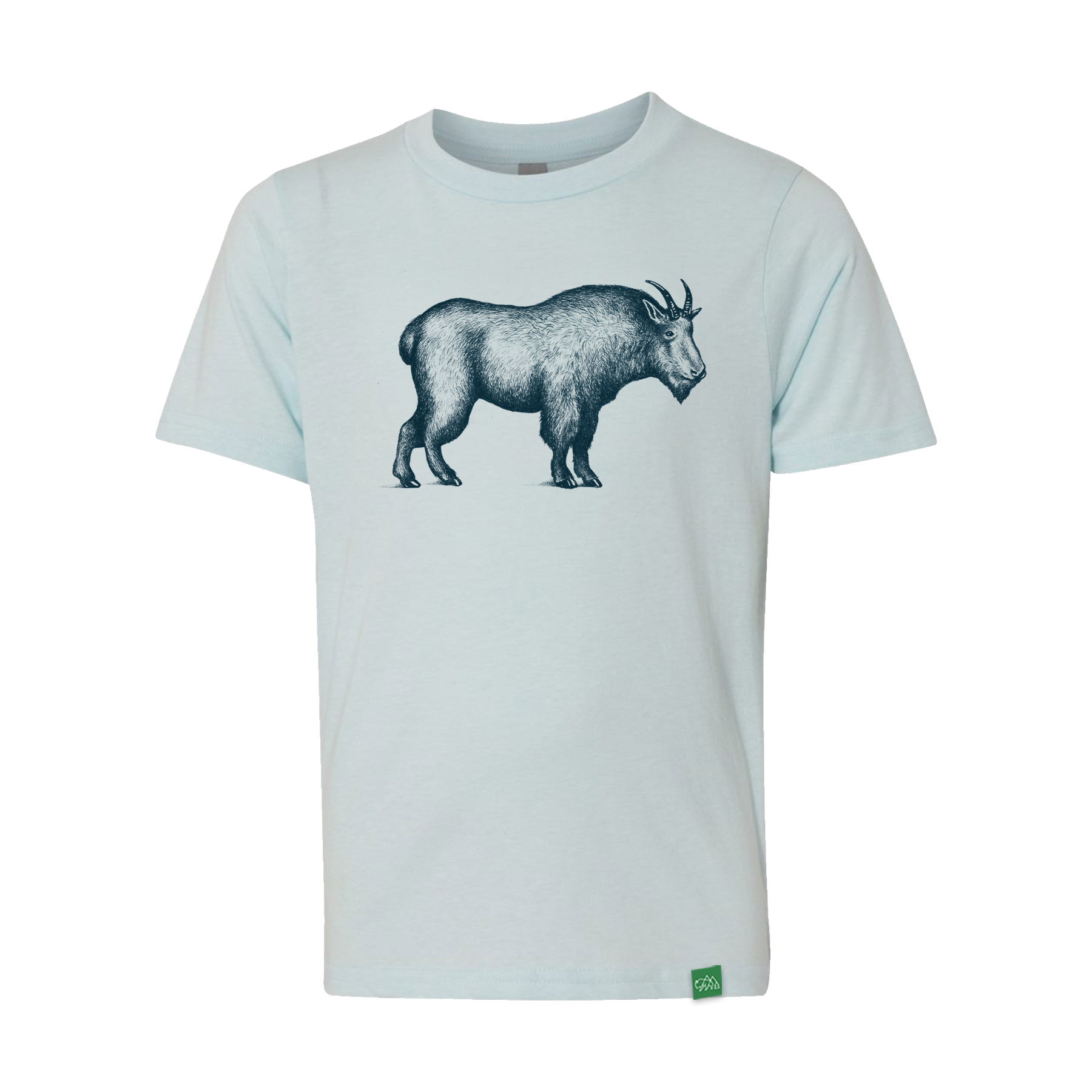 wildtribute Mountain Goat Sketch Youth T-Shirt - $29.95 at Wild Tribute
