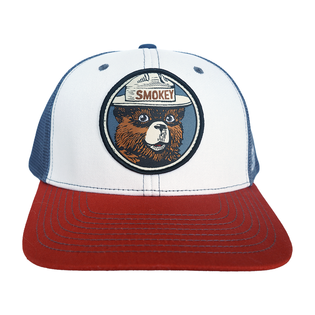 wildtribute Smokey Vintage Bear Hat - Rust/Slate Blue - $34.95 at Wild Tribute
