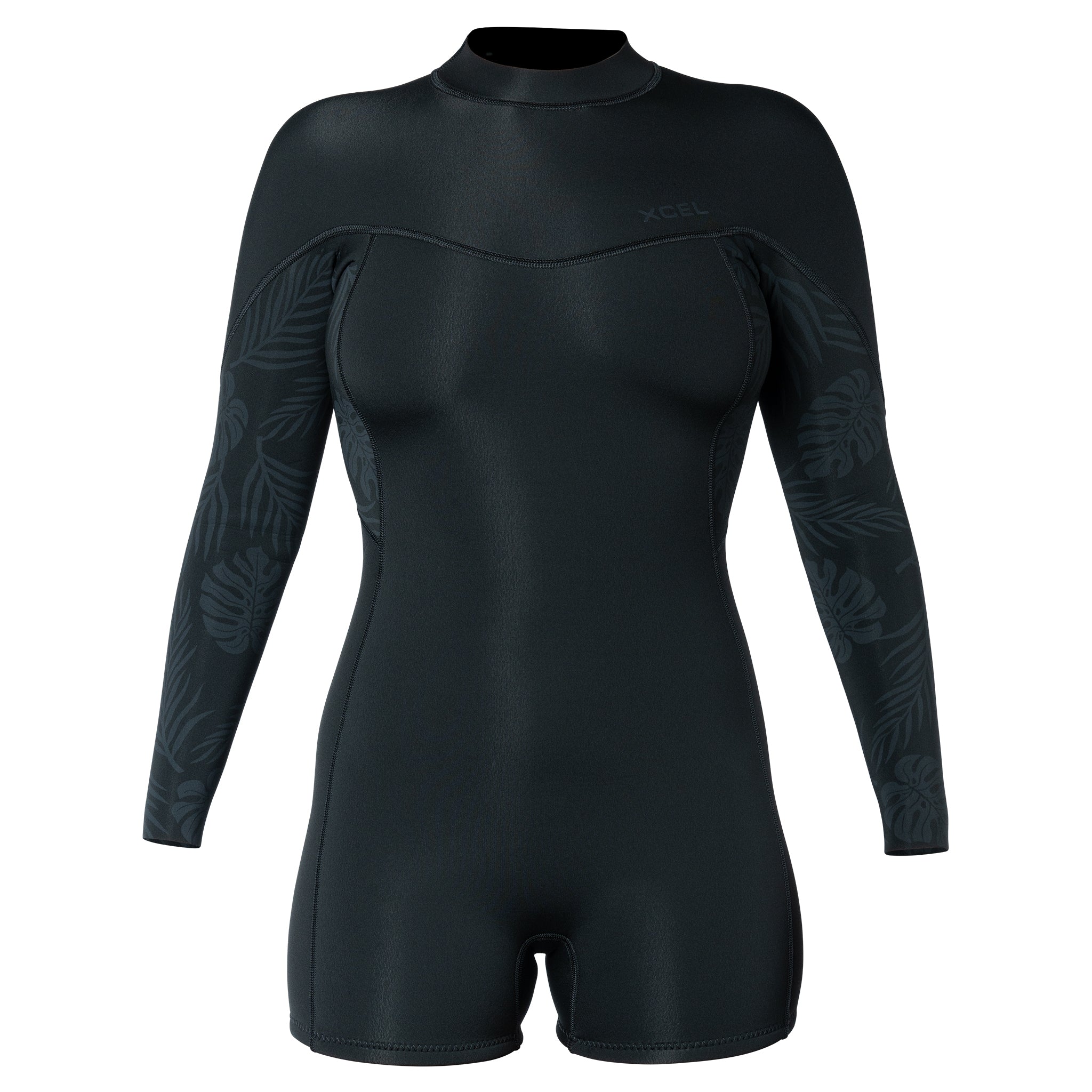 Xcel Wetsuits Women's Axis Long Sleeve Back Zip Boy Short Spring Wetsuit 2mm - $139.95 at XCEL Wetsuits