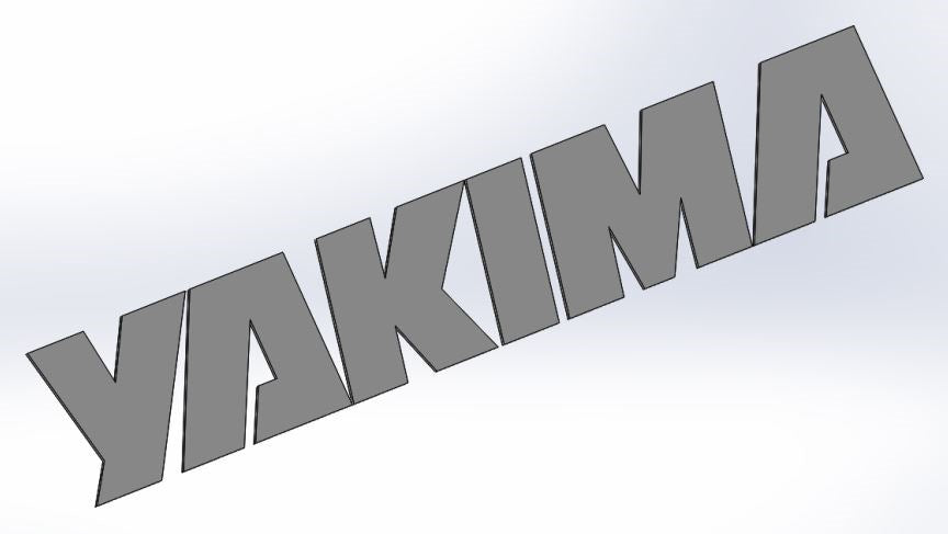 Yakima OH/OP YAKIMA DECAL, SILVER - $6.00 at Yakima 