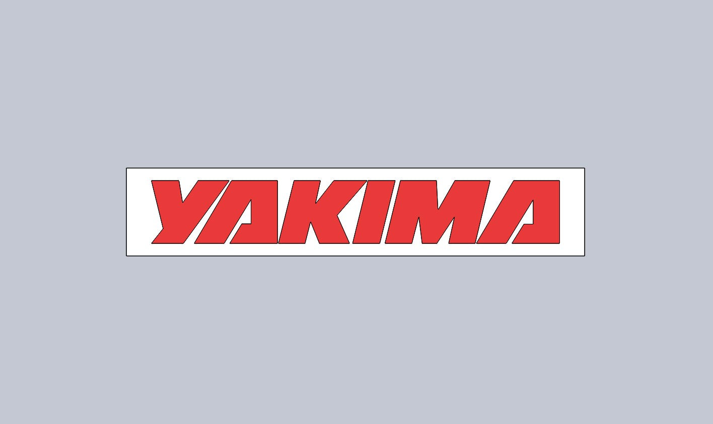 Yakima YAKIMA DECAL,SM 4.5” x 7/8” - $17.00 at Yakima 