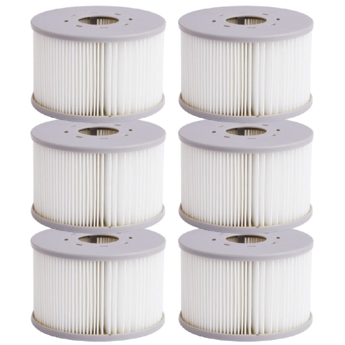 MSPA Filter Cartridge Plus Set - 90 Pleats - 6 Filter Cartridges Bulk Pack